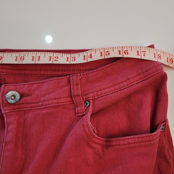 2 x Bluenotes Skinny Low Rise Jeans - Blue and Red - Women's 38 x 32 - Picture 16 of 16